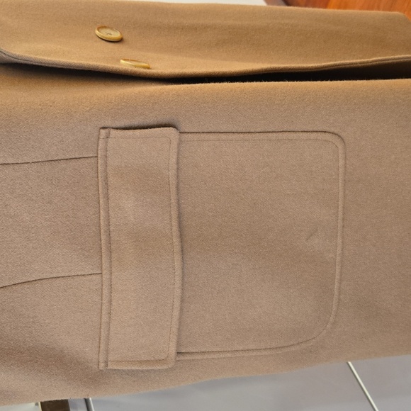Talia Mens Wool Double Breasted Coat Camel Tan Size XXL - Picture 7 of 12